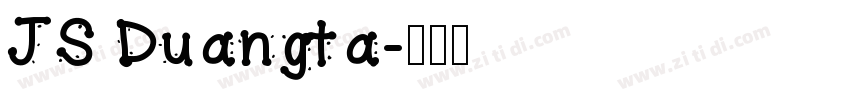 JS Duangta字体转换